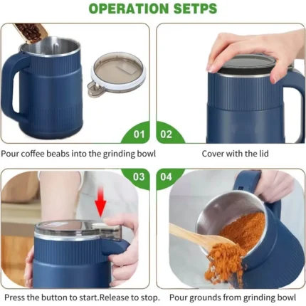 Stainless Steel Multifunctional Spice Grinder