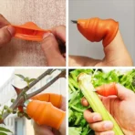5 Pcs Silicone Finger Protector & Vegetable Cutter - Image 4