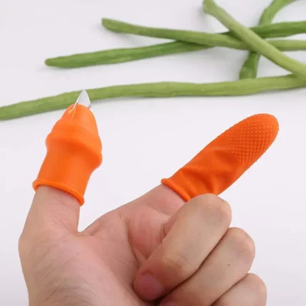 Silicone Finger Protector & Vegetable Cutter