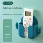 Wall Mobile Holder - Mobile Phone Charging Hanging Holder - Wall Mounted Mobile Organizer Storage Box - Phone Plug Wall Holder - Multifunction Wall Mounted Plug - Image 4