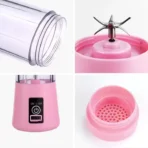 Mini USB Portable Electric Fruit Juicer - Portable and Rechargeable Battery Juice Blender