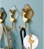 4 Pcs Beautiful Acrylic Strong Hooks - Image 3