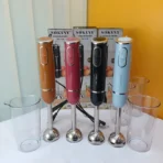 Sokany SK-1726 Stainless Steel Electric Hand Blender With Cup 300 watts | Egg Beater | Juicer Mixer | Fruits Juicer
