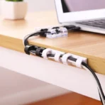20 Pcs Self Adhesive Wire Storage Organizer - Network Cable Clip Storage Manager - Image 6