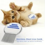 Flea Lice Removal Comb For Pet/Human Stainless Steel - Image 3