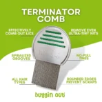 Flea Lice Removal Comb For Pet/Human Stainless Steel